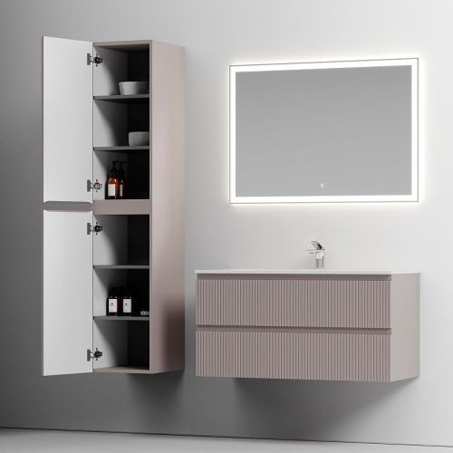 Шкаф-пенал Sancos SNOB T PSNT35SM 40х170 подвесной цвет бежевый - фото 3