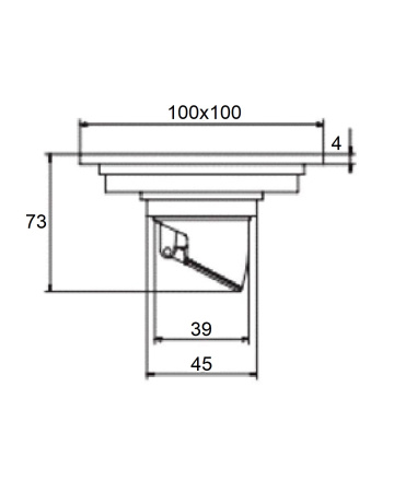Душевой трап Orange TR01-007b напольный
