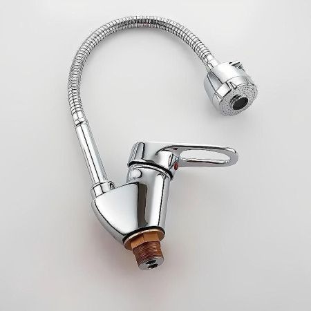 Смеситель для кухни Haiba HB04 HB4304-3 на мойку хром