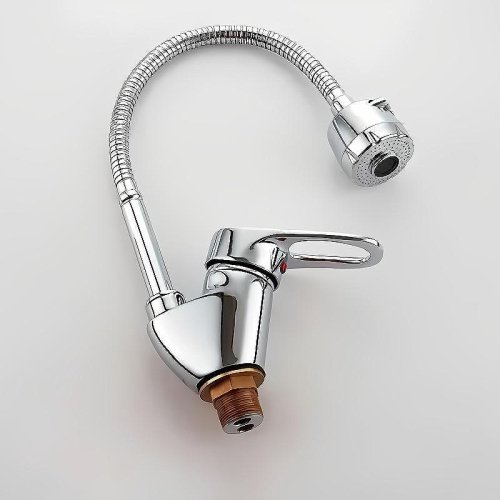 Смеситель для кухни Haiba HB04 HB4304-3 на мойку хром - фото 3