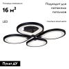 Люстра потолочная iLedex Clover (Цловер) 6885/4 BK