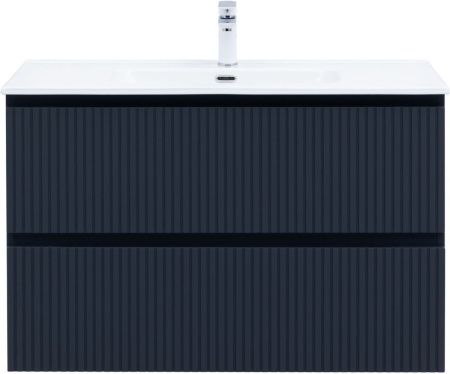 Тумба под раковину Aquanet Джейн (Flat) 00335431 100х50 подвесная цвет синий