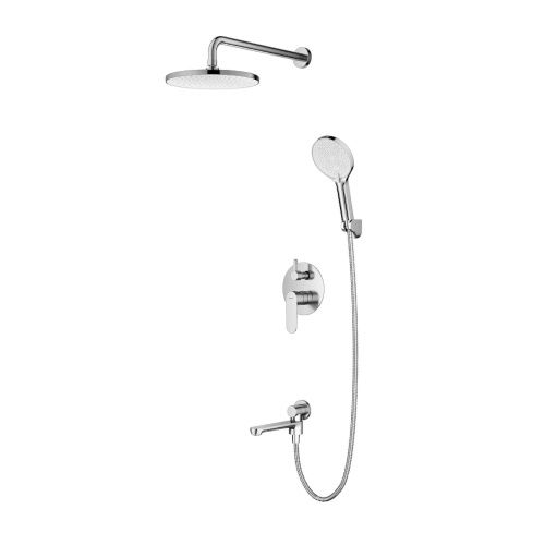 Душевая система Splenka S222.27.05 встраиваемая в стену цвет сатин - фото 2