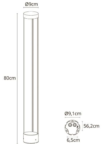 Ландшафтный светильник Arte Lamp New York (Нев Ыорк) A1680PA-1BK - фото 3