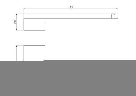 Бумагодержатель Wonzon & Woghand Eclipse WW-9116-LG