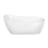 Ванна акриловая Sancos Perla FB06 170х72 отдельностоящая овальная с каркасом