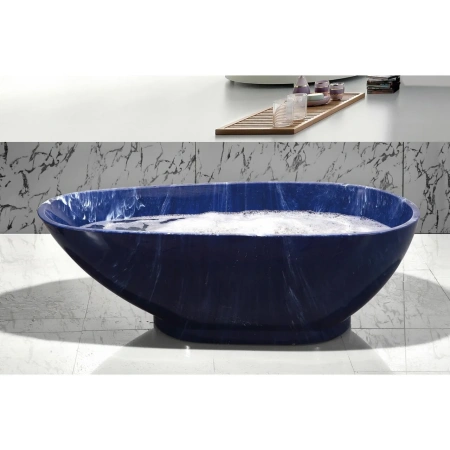 Ванна акриловая Frank 12511 180х85 отдельностоящая овальная без каркаса