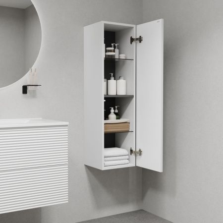 Шкаф-пенал Iddis Bild BIL30W0i97 30х110 подвесной цвет белый