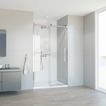 Душевая дверь Vincea Como Soft VDS-1CS130CL 130х195 стекло прозрачное профиль хром глянцевый