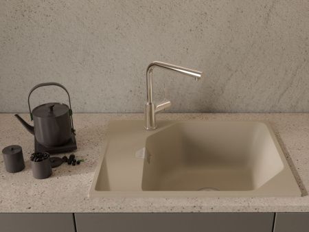 Кухонная мойка Rivelato LOCUS LS-65 beige scuro 65х50 цвет бежевый
