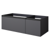 Тумба под раковину Armadi Art Quatro 790-M2-120-A-A 120х50 подвесная цвет черный