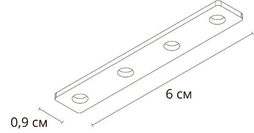 Коннектор прямой для магнитного шинопровода Arte Lamp Linea-Accessories (Линеа-Аццессориес) A484305I - фото 2