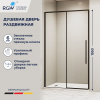 Душевая дверь RGW Stilvoll (Стилвол - На стиле) 32321214-14 140х195 стекло прозрачное профиль черный