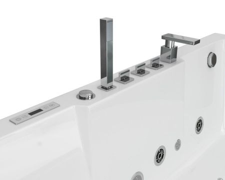 Ванна акриловая Grossman GR-17000R 170х80 пристенная асимметричная с ножками