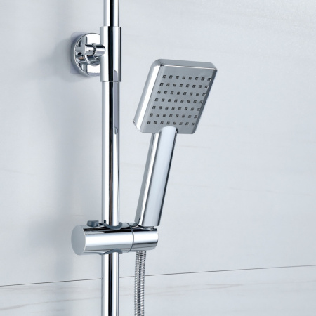 Душевая стойка Bond Cube B01-9400 настенная цвет хром глянцевый