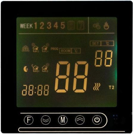 Полотенцесушитель электрический Boheme Flat 725-GM 25х150 черный