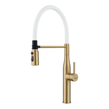 Смеситель для кухни Shevanik S123G-1 на мойку золото