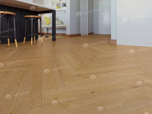 SPC ламинат Alpine Floor Parquet Light ECO 13-27 MC Дуб Хатиса толщина 0.4 см 43 класс 600х125 - фото 5