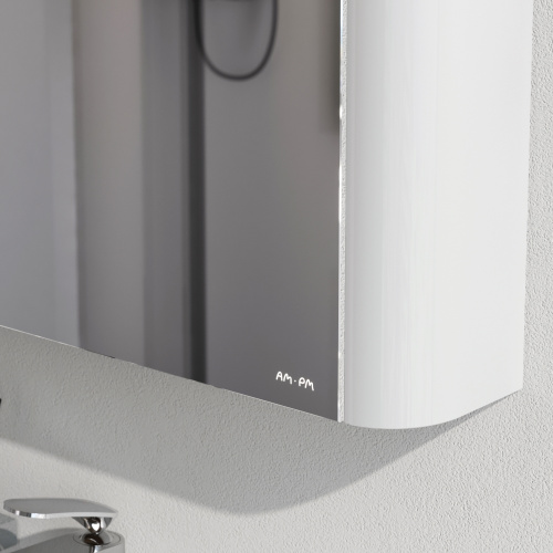 Зеркало-шкаф Am.Pm Sensation M30MCL0801WG 80х15х70 подвесной цвет белый - фото 5