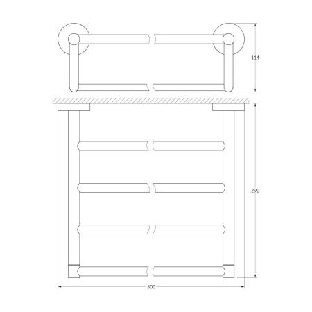 Полка в ванную комнату Artwelle Harmonie HAR 032
