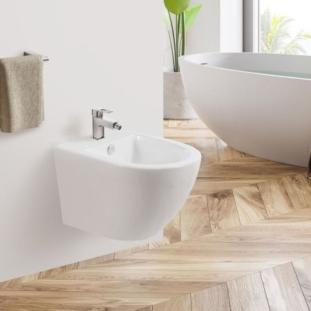 Биде подвесное BelBagno SFERA-R BB046BH цвет белый