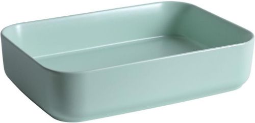 Раковина керамическая Allen Brau Fantasy 4.11021.MT 50х40 накладная цвет зеленый без отверстий под смеситель