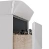 Тумба под раковину LeMark Combi LM03C50T-black 50х30 напольная цвет белый