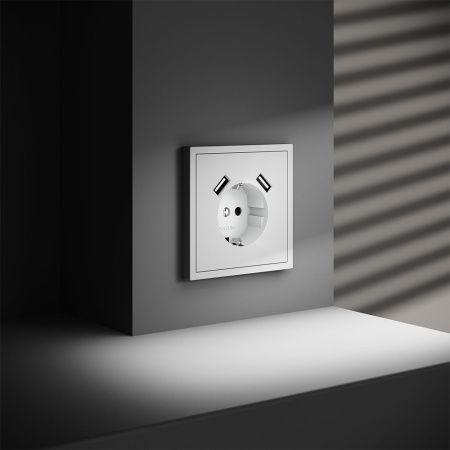 Розетка с USB VOLTUM S70 VLS040402
