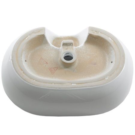 Раковина из сантехнического фарфора Melana 7734-805 60х40 накладная цвет белый 1 отверстие под смеситель