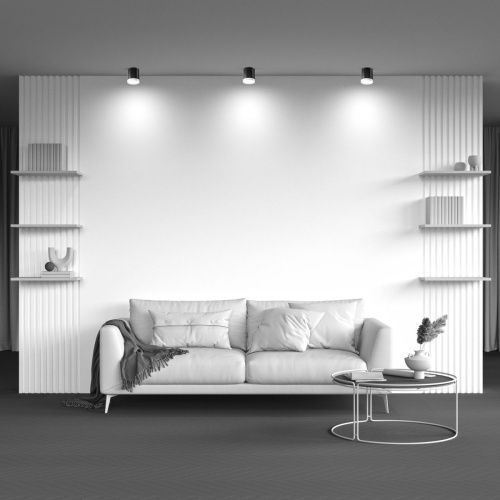 Светильник потолочный Maytoni Technical Hoop C086CM-GX53-MRD-BW - фото 3