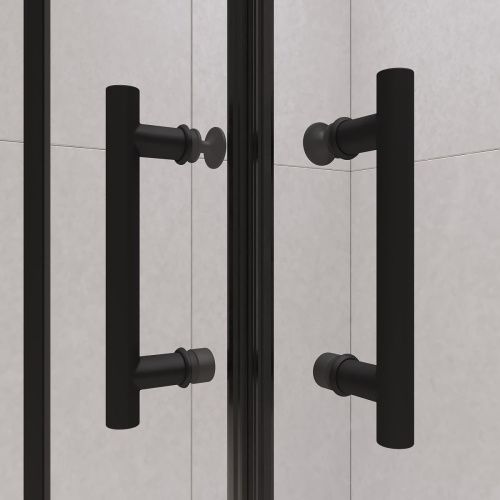 Душевой уголок RGW Passage 02083199-14 90х90 стекло прозрачное профиль черный без поддона - фото 4