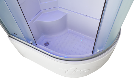 Душевая кабина Timo Standart T-5502LГ/М-T-CT55-T-CH/C 120х85 асимметричная с крышей ориентация левая