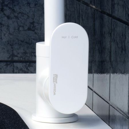 Смеситель для кухни Wasserkraft Mindel 8500 8507 на мойку белый