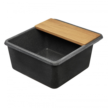 Кухонная мойка Aquaton Беллис 1A724932BS210 57х51 цвет графит