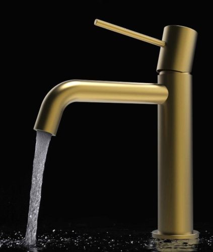 Смеситель Raiber RPG-001 на раковину золото - фото 4