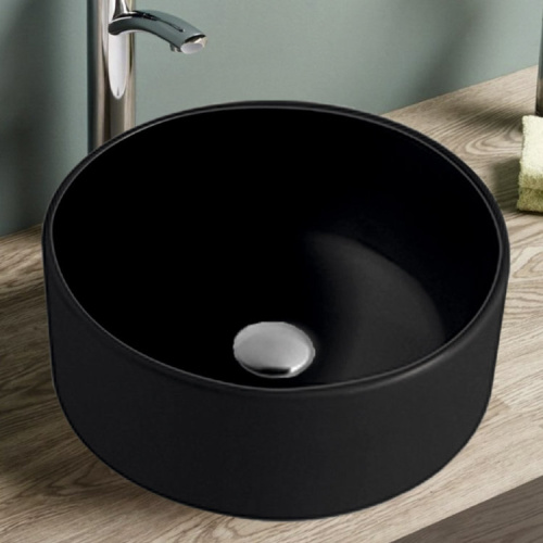 Раковина Jorno 0008691 накладная цвет черный матовый - фото 2