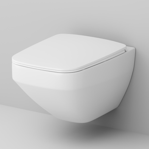 Унитаз подвесной Am.Pm Inspire V2.0 C50A1700SC белый глянцевый с сиденьем микролифт безободковый каскадный смыв - фото 5