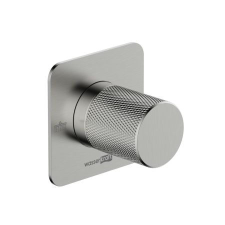 Переключатель на 2 выхода Wasserkraft Tauber 6400 A296 встраиваемый в стену никель