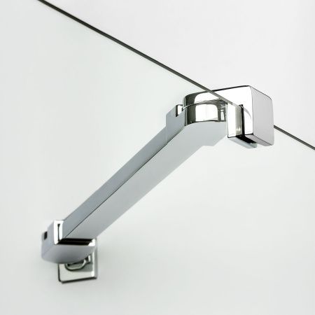 Душевой уголок New Trendy NEW MERANA Chrome K-0325 80х80 стекло прозрачное профиль хром без поддона