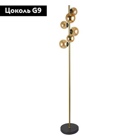 Торшер Arte Lamp Gemini (Гемини) A2243PN-6PB