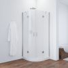 Душевой уголок Vegas-Glass AFS TUR+NOVO AFS TUR NOVO h1890 90 08 10 R 90х90 стекло матовое профиль хром без поддона