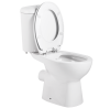 Унитаз-компакт напольный с бачком Iberica Blanca Múnia IB.MUN.121.1B1 белый с сиденьем микролифт безободковый каскадный смыв