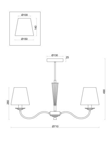 Люстра Freya Osborn FR2027PL-03N - фото 4