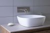 Раковина керамическая Aquanet Trend TREND-1 40х40 накладная цвет белый без отверстий под смеситель