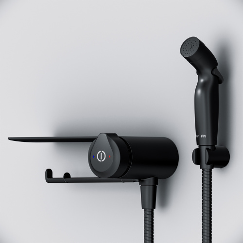 Гигиенический душ со смесителем Am.Pm X-Joy F0H85A822 черный - фото 3