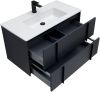Тумба под раковину Allen Brau Reality 1.32006.AM 90х50 подвесная цвет черный