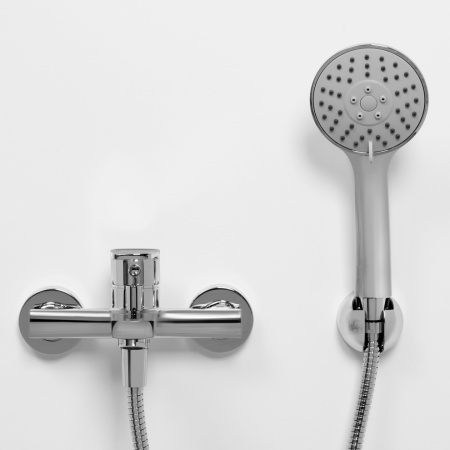 Смеситель для ванны и душа WasserKRAFT Dill 6100 6101 настенный хром