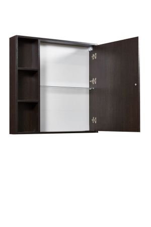 Зеркало-шкаф Stella Polar Монтоне SP-00000158 80х80 подвесной цвет коричневый