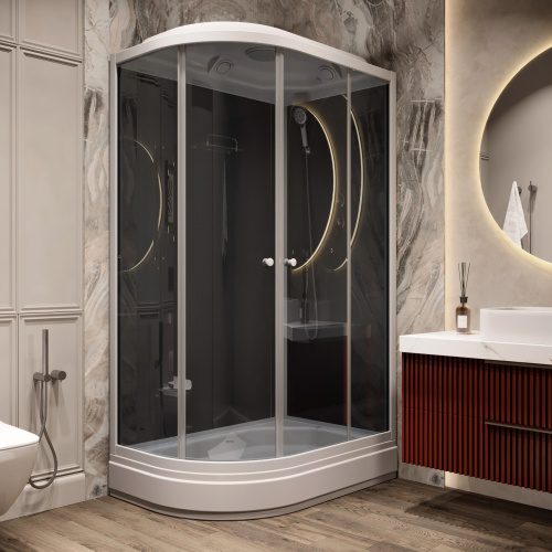 Душевая кабина Parly Classic CM121R 120х80 асимметричная