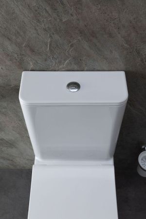 Чаша унитаза напольная Allen Brau Infinity 4.21012.20 цвет белый без бачка с сиденьем микролифт безободковая каскадный смыв